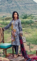 .Printed Embroidered Cambric Shirt. .Chiffon Printed Dupatta. .Cambric Trouser