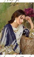 Printed Lawn Shirt with Embroidered Front , Printed Chiffon Dupatta & Cambric Trouser.