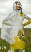 Lace shirt Net Embroidered Dupatta.Printed Pants. Embroidered Bunch