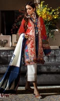 Digitally printed front on LAWN: 1.15m Digitally printed back on LAWN: 1.15m Digitally printed sleeves on LAWN: 0.6m Printed Dupatta on Lawn: 2.4m