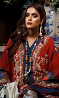 Digitally printed front on LAWN: 1.15m Digitally printed back on LAWN: 1.15m Digitally printed sleeves on LAWN: 0.6m Printed Dupatta on Lawn: 2.4m