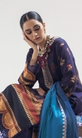 Digitally Printed Shirt Front On Linen	1.20 meters Digitally Printed Shirt Back On Linen	1.20 meters Digitally Printed Sleeves On Linen	0.65 meter Embroidered Neckline On Organza	  Printed Dupatta On Linen	2.5 meters Dyed Pants	2.5 meters