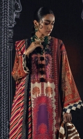 Digitally Printed Shirt Front On Linen	1.20 meters Digitally Printed Shirt Back On Linen	1.20 meters Digitally Printed Sleeves On Linen	0.65 meter Embroidered Neckline On Organza	  Printed Dupatta On Linen	2.5 meters Dyed Pants	2.5 meters