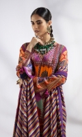 Digitally Printed Shirt Front On Linen	1.20 meters Digitally Printed Shirt Back On Linen	1.20 meters Digitally Printed Sleeves On Linen	0.65 meter Embroidered Neckline On Organza	  Printed Dupatta On Linen	2.5 meters Dyed Pants	2.5 meters