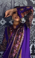 Digitally Printed Shirt Front On Linen	1.20 meters Digitally Printed Shirt Back On Linen	1.20 meters Digitally Printed Sleeves On Linen	0.65 meter Embroidered Neckline On Organza	  Printed Dupatta On Linen	2.5 meters