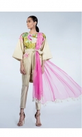 Printed shirt on Lawn Fabric with Blend Chiffon printed dupatta, Embriodered border on organza.