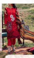 Shirt: - Printed and Embroidered Cambric Dupatta: - Printed Chiffon Trouser: - Dyed Cambric