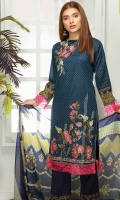 Digital Printed Embroidered Lawn Shirt Printed Chiffon Dupatta Dyed Trouser