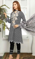 Digital Printed Embroidered Lawn Shirt Printed Chiffon Dupatta Dyed Trouser