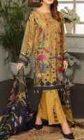 Embroidered Viscose Unstitched 3 Piece Suit