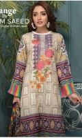 Digital Printed Lawn Shirt With Embroidery Printed Chiffon Dupatta Dyed Trouser