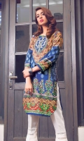 Embroidered Lawn Unstitched Kurti