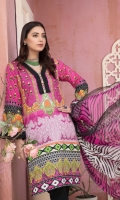 1.8 Mtr Printed Lawn Shirt 2.5 Mtr Printed Chiffon Dupatta