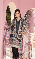 1.8 Mtr Printed Lawn Shirt 2.5 Mtr Printed Chiffon Dupatta