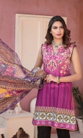 1.8 Mtr Printed Lawn Shirt 2.5 Mtr Printed Chiffon Dupatta