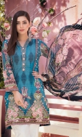 1.8 Mtr Printed Lawn Shirt 2.5 Mtr Printed Chiffon Dupatta