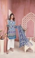 1.8 Mtr Printed Lawn Shirt 2.5 Mtr Printed Chiffon Dupatta