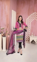 1.8 Mtr Printed Lawn Shirt 2.5 Mtr Printed Chiffon Dupatta