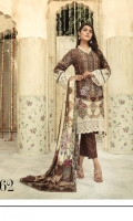 Embroidered Linen Shirt Embroidered Chiffon Dupatta Dyed Touser