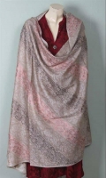 Kashmiri Pashmina Wool Multi Colour Embroidered Shawl