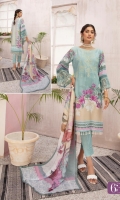 Digital Printed Embroidered Karandi Shirt with Pech Fancy Karandi Duppata Plain Karandi Trouser
