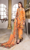 Embroidered Khaddar Shirt Embroidered Wool Shawl Dyed Trouser