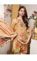 Embroidered Khaddar Shirt Embroidered Wool Shawl Dyed Trouser