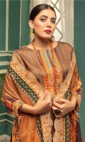 Embroidered Kotail Shirt Embroidered Chiffon Dupatta Dyed Trouser