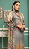 Embroidered Kotail Shirt Embroidered Chiffon Dupatta Dyed Trouser