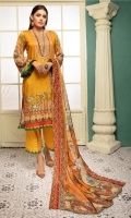 Embroidered Kotail Shirt Embroidered Chiffon Dupatta Dyed Trouser