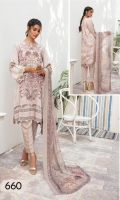 Digital Printed Embroidered Viscose Shirt Digital Printed Chikankari Chiffon Dupatta Dyed Trouser