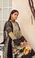 Embroidered Viscose Shirt Printed Back and Sleeves Chikankari Printed Chiffon Dupatta Dyed Viscose Trouser 