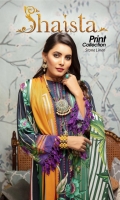 Embroidered Linen Shirt Printed Jacquard Dupatta Dyed Trouser
