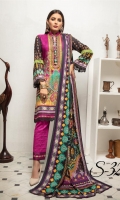 Embroidered Linen Shirt Printed Jacquard Dupatta Dyed Trouser