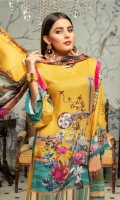 Embroidered Linen Shirt Printed Jacquard Dupatta Dyed Trouser