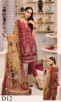embroidered lawn unstitched 3 piece suit