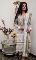 Embroidered Lawn Stitched 3 Piece Suit