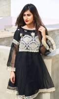 Embroidered Organza Stitched 2 Piece Suit