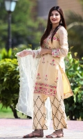 Embroidered Organza Stitched 3 Piece Suit
