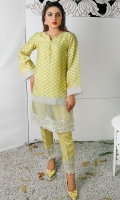 Front: Embroidered Cotton Net Front  Back: Plain Cotton Net Back  Sleeve: Cotton Net Sleeves And Embroidered Patti At Bottom  Trouser: Raw Silk Trouser, Embroidered Patti At Bottom