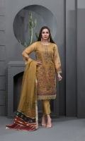 – Stitched Fancy Heavy Embroidered Shirt Designs – Exclusive Fancy Dupattas – Stitched Viscose Shalwar 