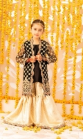 Embroidered Net Gown Jamawar Garara Chiffon Dupatta 