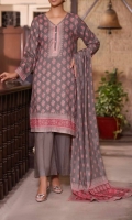 3.0 Meter Printed Cambric Shirt. 2.5 Meter Printed Dupatta. 2.5 Meter Trouser.