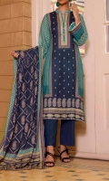 3.0 Meter Printed Cambric Shirt. 2.5 Meter Printed Dupatta. 2.5 Meter Trouser.