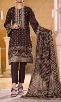 3.0 Meter Printed Cambric Shirt. 2.5 Meter Printed Dupatta. 2.5 Meter Trouser.