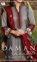 3.0 Meter Printed Lawn Shirt. 2.5 Meter Printed Lawn Dupatta. 2.5 Meter Dyed Trouser.
