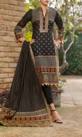 3.0 Meter Printed Lawn Shirt. 2.5 Meter Printed Lawn Dupatta. 2.5 Meter Dyed Trouser.