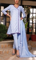 3.0 Meter Printed Wrinkle Free Shirt. 2.25 Meter Printed Wrinkle Free Dupatta. 2.5 Meter Trouser.