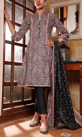 3.0 Meter Printed Wrinkle Free Shirt. 2.25 Meter Printed Wrinkle Free Dupatta. 2.5 Meter Trouser.