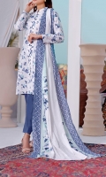 3.0 Meter Printed Wrinkle Free Shirt. 2.25 Meter Printed Wrinkle Free Dupatta. 2.5 Meter Trouser.